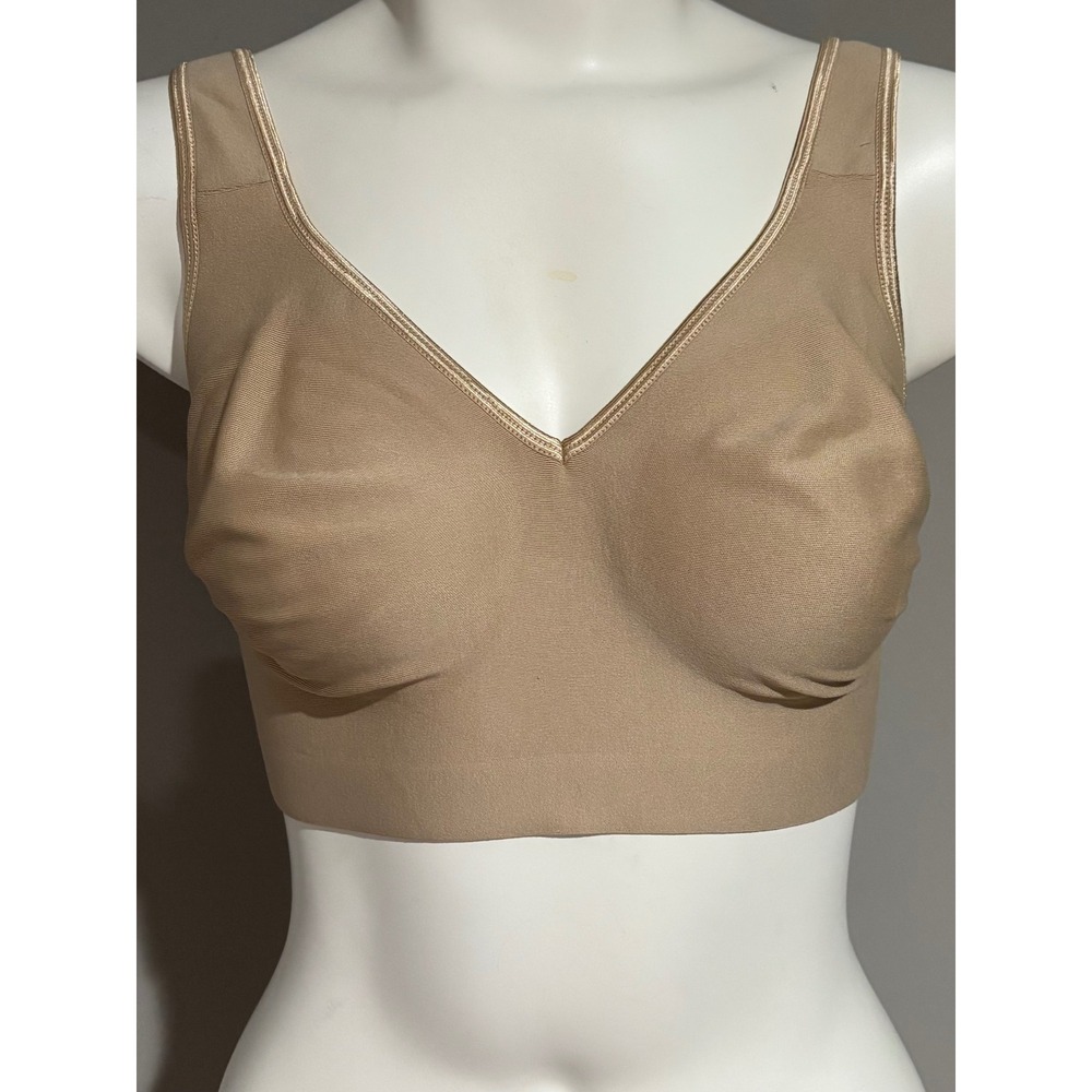 Hanes Ultimate Comfort Flex Fit Wirefree Bra Nude Tan XL G796/HCC1/4587/HB96